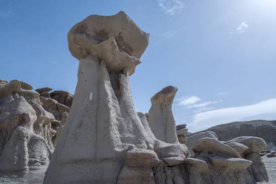 Clam Hoodoo Arch 1 Clam Hoodoo Arch near Hunter Wash in the Bisti Badlands