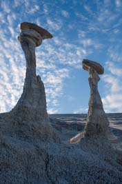 Conversing Hoodoos in the Bisti Badlands