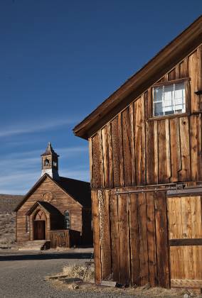 Methodist Church Methodist Church in Bodie State Historical Park, California