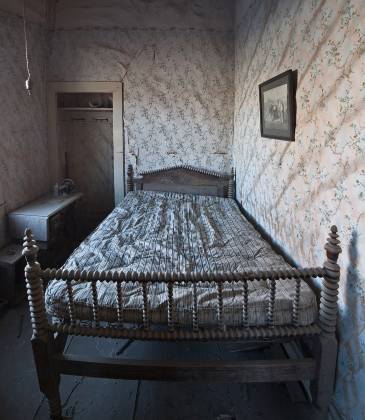 Bodie Bedroom Bedroom in Bodie State Historical Park, California