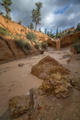 Tropic Ditch Falls 2 The Tropic Ditch Falls in Bryce Canyon