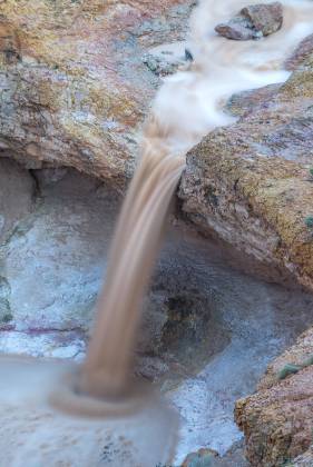 Tropic Ditch Falls Closeup The Tropic Ditch Falls in Bryce Canyon