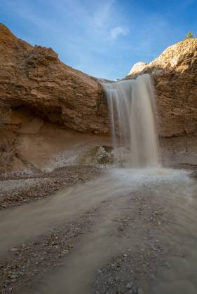 Tropic Ditch Falls late afternoon 1 Tropic Ditch Falls in Bryce Canyon National Park