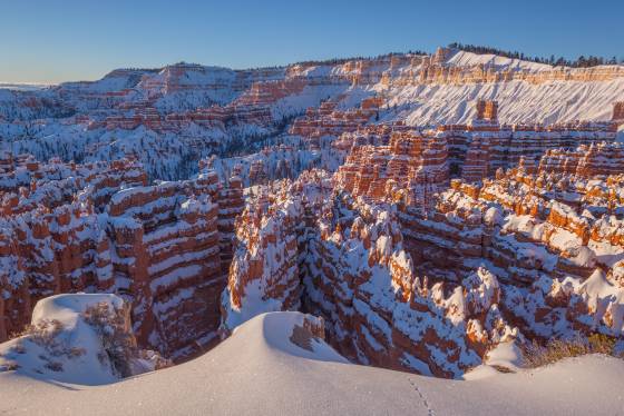 Bryce Canyon Panorama Bryce Canyon after a heavy snowfall