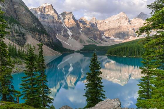 Moraine Lake 1 Moraine Lake at sunrise in Banff National Park
