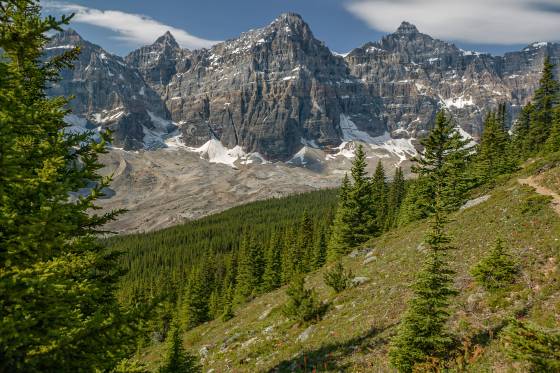 Wenkchemna Trail 1 Wenkchemna Trail near Lake Moraine in Banff National Park