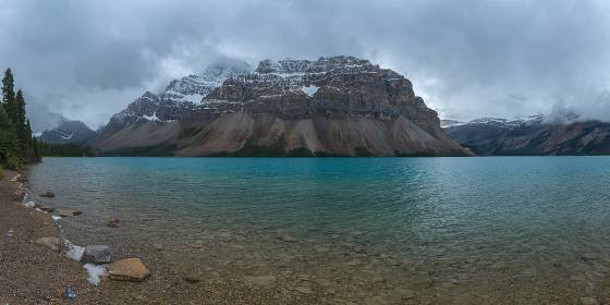 Crowfoot Mountain seen from Bow Lake 2 Crowfoot Mountain seen from Bow Lake in Banff National Park