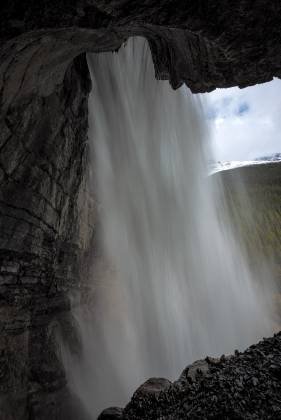 Panther Falls 1 Behind Panther Falls in Banff National Park
