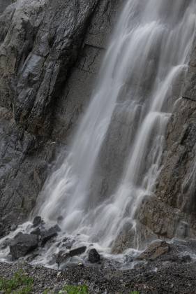 Weeping Wall Closeup The Weeping Wall along Icefields Parkway in Banff National Park