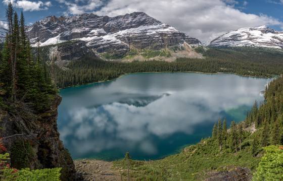 Lake O'hara 1 Lake O'hara seen from the Yukness Trail in Yoho National Park