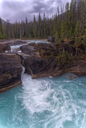Natural Bridge 1 Natural Bridge on Kicking Horse River in Yoho National Park