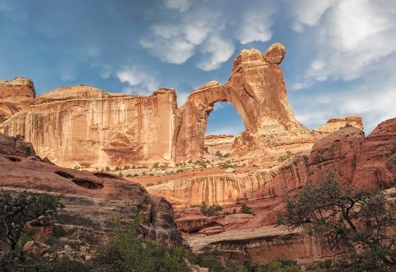Angel Arch at dawn Angel Arch in the Needles District of Canyonlands National Park