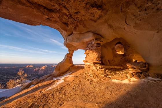 Aztec Butte Ruins Aztec Butte Ruins in the Island of the Sky District of Canyonlands National Park