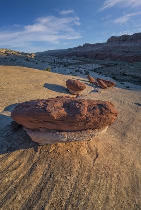 Sunrise 1 Sunrise at the Hamburger Rocks in Capitol Reef National Park