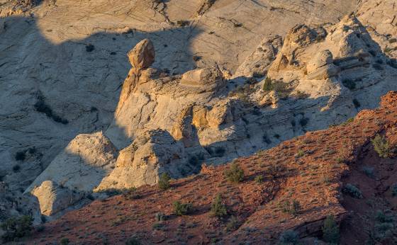 Waterpocket Fold 2 View at sunrise of the Waterpocket Fold in Capitol Reef National Park