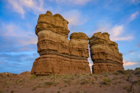 Notom Twin Rocks at Dawn Notom Twin Rocks along the Notom-Bullfrog Road near Capitol Reef National Park