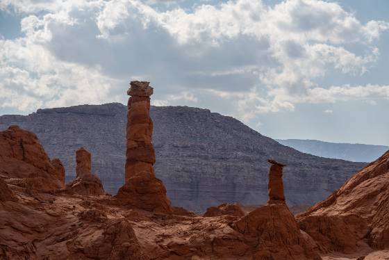 The Big Hoodoo 3 Fifty Foot high hoodoo in Pedestal Alley near the Burr Trail and Bullfrog in Utah