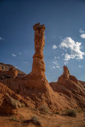 The Big Hoodoo 4 Fifty Foot high hoodoo in Pedestal Alley near the Burr Trail and Bullfrog in Utah