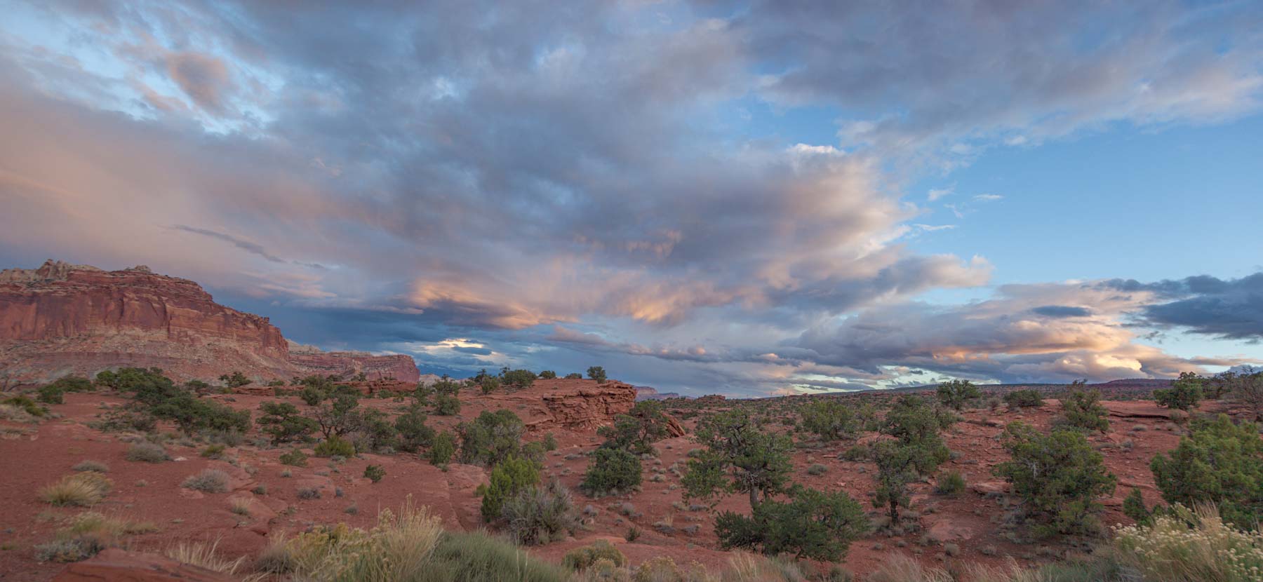 The view from Panorama Point in Capitol Reef National Park