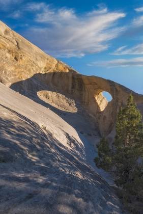 Cedar Wash Arch Shadows Cedar Wash Arch in Grand Staircase Escalante National Monument in Utah