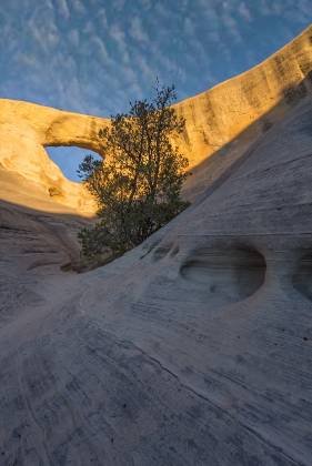 Cedar Wash Arch Sunrise 1 Cedar Wash Arch in Grand Staircase Escalante National Monument in Utah