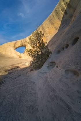 Cedar Wash Arch Sunrise 4 Cedar Wash Arch in Grand Staircase Escalante National Monument in Utah