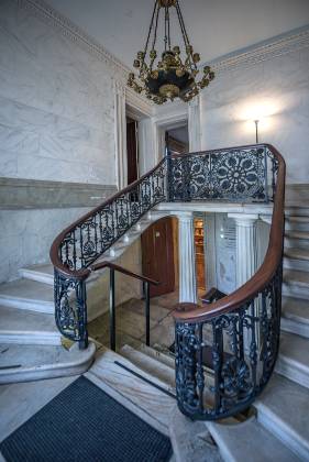 Aiken-Rhett Stairway Stairway in the Aiken-Rhett House, Charleston, South Carolina