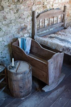 Slave Cabin Interior Boone Hall Slave Cabin Interior near Charleston, South Carolina