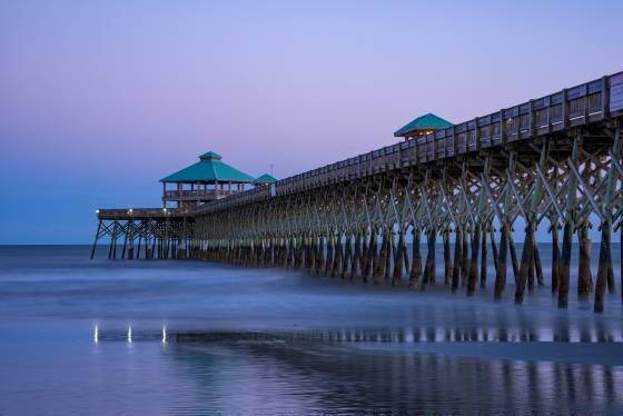 Folly Beach Pier Folly Beach Pier near Charleston, South Carolina