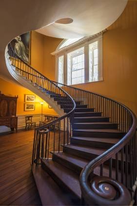 Nathanial Russell Circular Staircase Circular Staircase at Nathaniel Russell House, Charleston, South Carolina