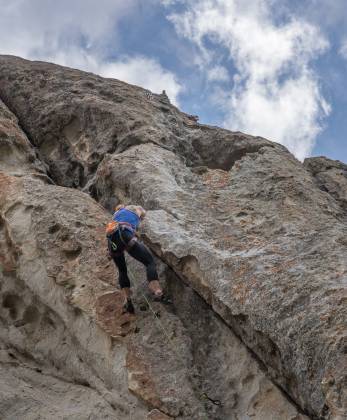 Ripped Climber Ripped climber at the City of Rocks, Idaho