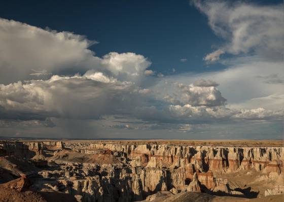 Rain to the East Coal Mine Canyon in the Navajo Nation, Arizona