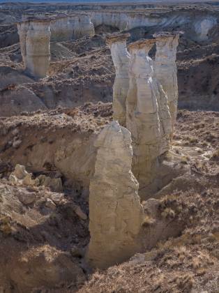 Ha Ho No Geh Towers Ha Ho No Geh Canyon in the Hopi Nation, Arizona