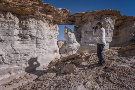 Hoodoo Arch Ha Ho No Geh Canyon in the Hopi Nation, Arizona