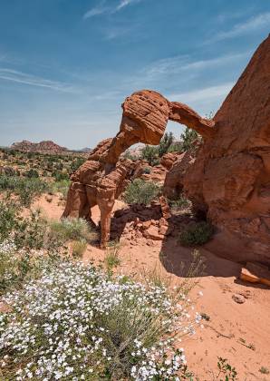 High Heel Arch High Heel Arch in Coyote Buttes North, Utah seen after its partial collapse