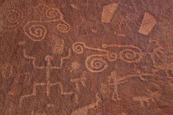 Maze Petroglyph 4 The Maze petroglyph just outside the Coyote Buttes North permit area