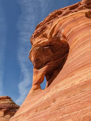 Ginger Rock Arch Rock formation near The Wave in Coyote Buttes North, Arizona