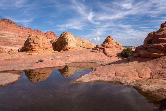 Water Pools 3 Water Pools south of The Wave in Coyote Buttes North, Arizona