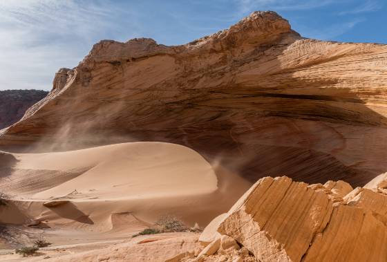 The Alcove was formed by Wind The Alcove in Coyote Buttes North, Arizona