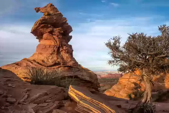 Witches Hat at Sunset No 2 The Witches Hat rock formation in Coyote Buttes South, Arizona