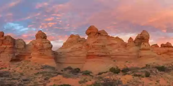 Cottonwood Cove Aerial 2 Aerial View of the buttes east of the Cottonwood Cove Trailhead, Coyote Buttes South.