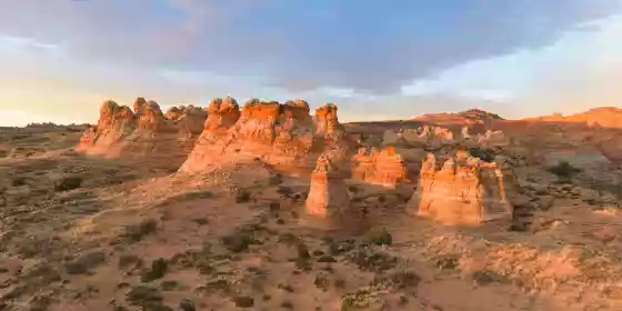 Cottonwood Cove Aerial 4 Aerial View of the buttes east of the Cottonwood Cove Trailhead, Coyote Buttes South.