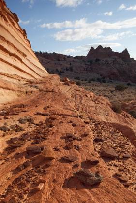 Pawhole 4 Crossbedded rock in Coyote Buttes South, Arizona