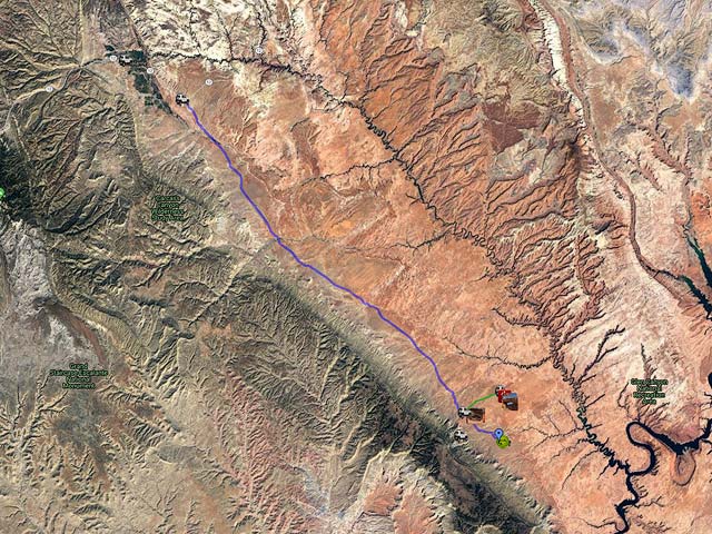 Google Map of Dance Hall Rock