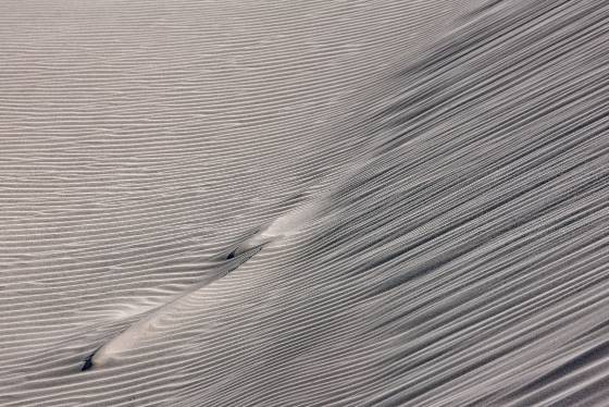 Dune Runout Eureka Dunes in in Death Valley National Park, California