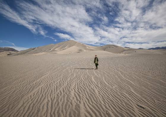 Eureka Dunefield Eureka Dunes in in Death Valley National Park, California