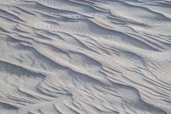Sand Pattern Eureka Dunes in in Death Valley National Park, California