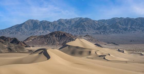 Ibex Dunes Panorama Ibex Dunes in Death Valley National Park, California