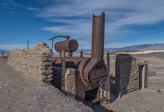 Borax Mine Works Borax Mine Works in Death Valley National Park, California