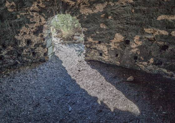 Charcoal Kiln Interior The Charcoal Kilns in Death Valley National Park, California